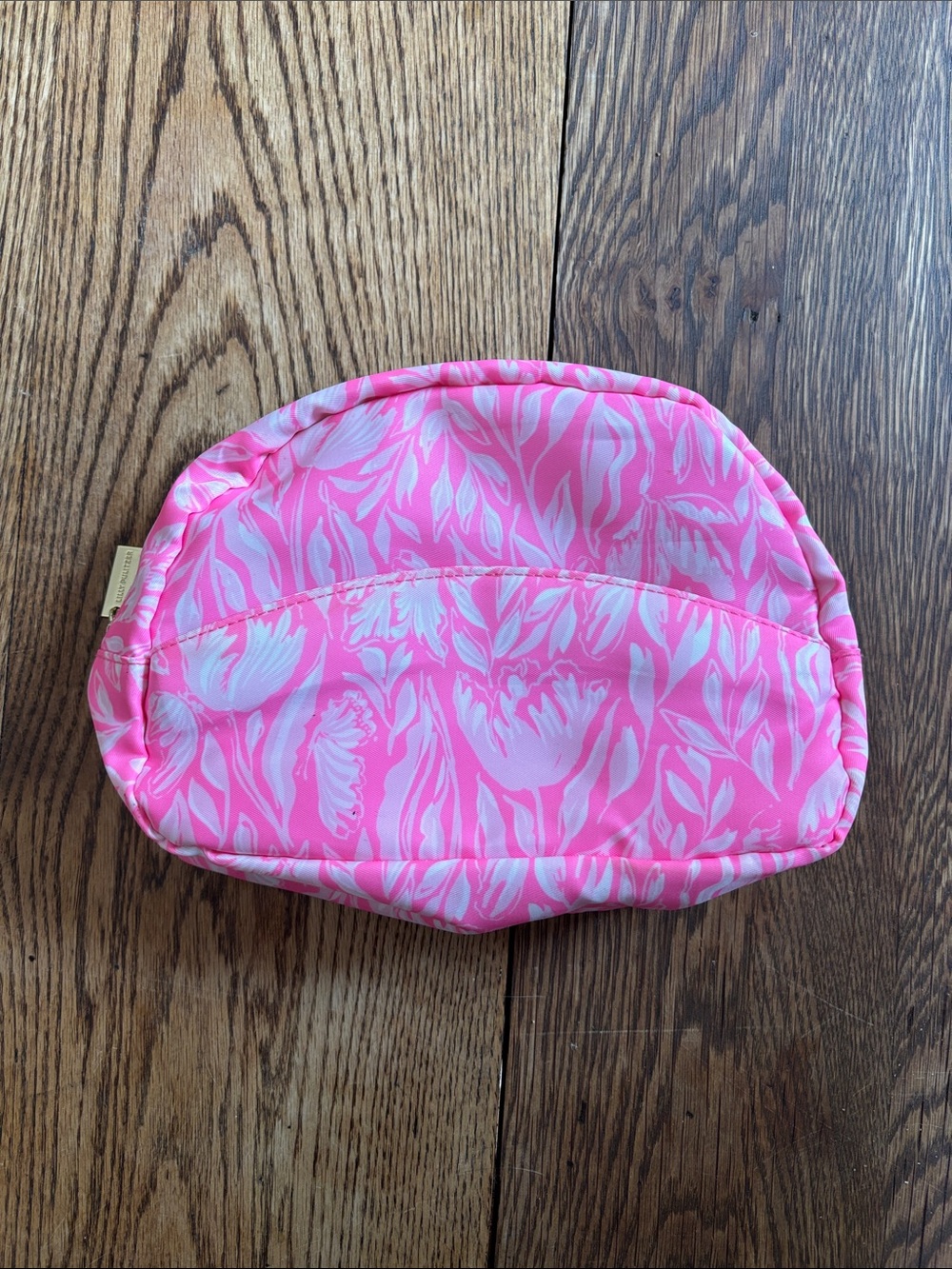 NWOT - Lilly Pulitzer Hot Pink and White Floral Cosmetic Pouch